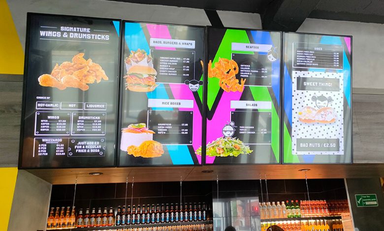 menu boards