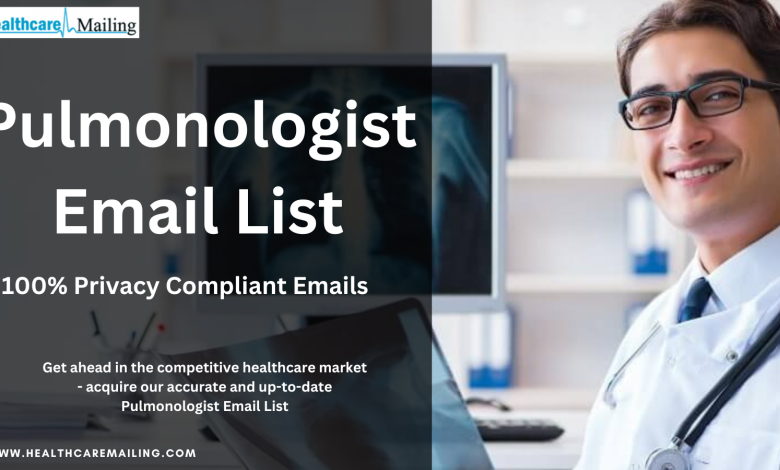 Pulmonologist Email List