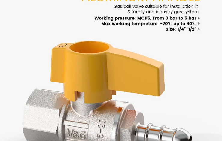 gas nozzle ball valve