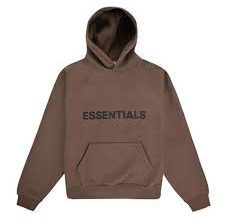 brown essentials hoodie