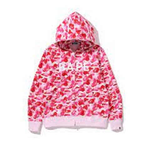 Fashionable BAPE hoodie with unique design