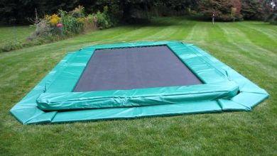 Above Ground Rectangle Trampolines